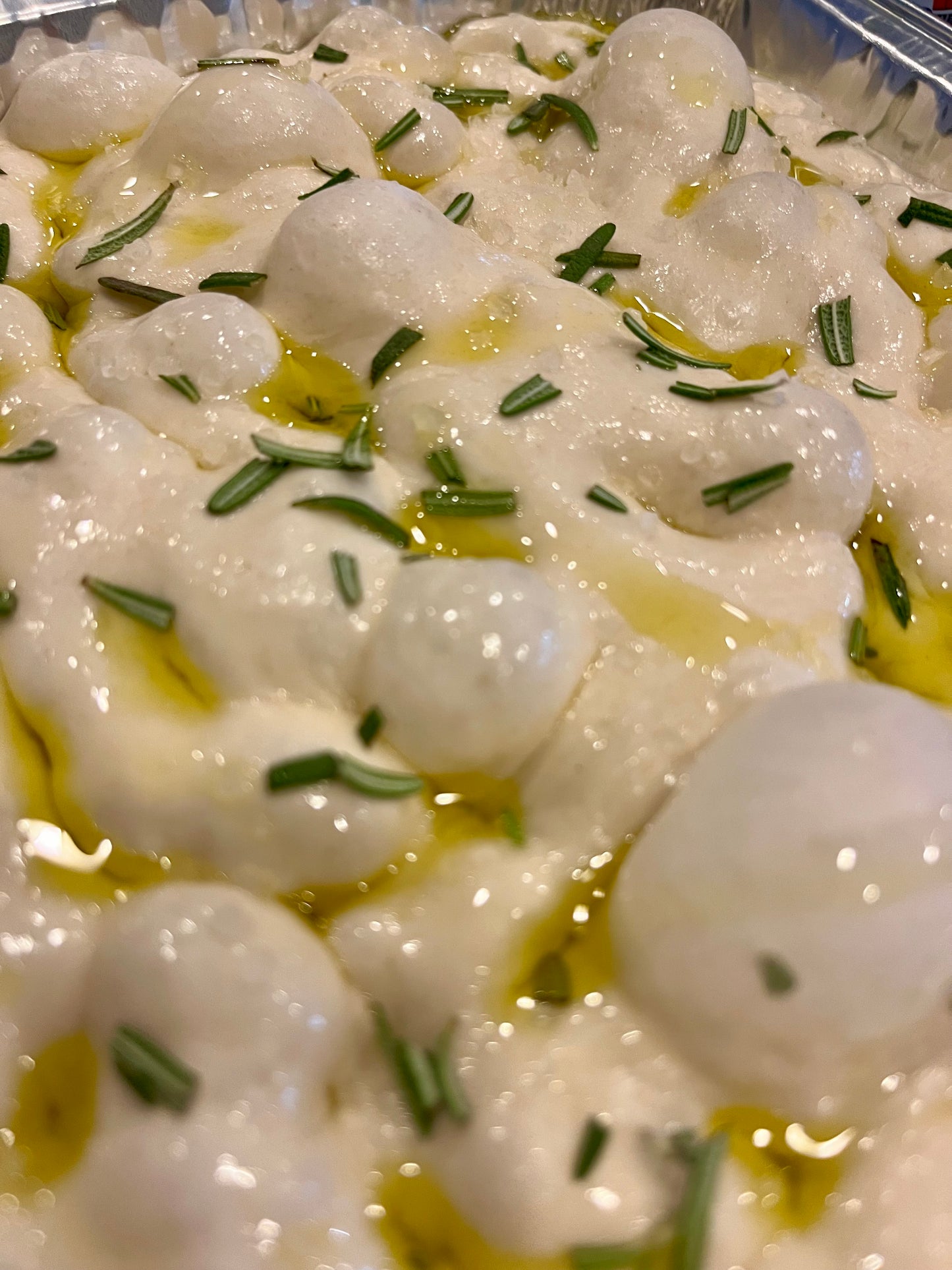 Rosemary Sea-Salt Focaccia (sourdough)